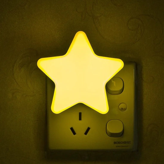 Lampe de chevet étoile LED pour prise - lampechevetdesign.com
