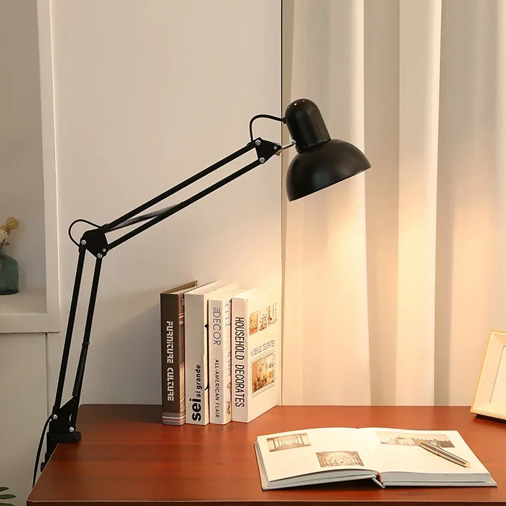 Modern Foldable Clip-on Desk Lamp