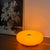 Orange Bauhaus Style Desk Lamp with USB Port