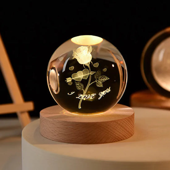 Lampe de chevet USB Sphère Magique - lampechevetdesign.com