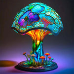 Lampe de chevet Champignon Fleuri - lampechevetdesign.com