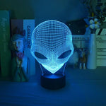 Pop-eyed Alien Shape 3D Night Light Child Cool Present for Bedroom Decor Cute Birthday Color Gift LED Table Lamp Baby Nightlight - lampechevetdesign.com