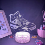 Lampe de chevet 3D LED Sneakers - lampechevetdesign.com