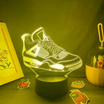 Lampe de chevet 3D LED Sneakers - lampechevetdesign.com