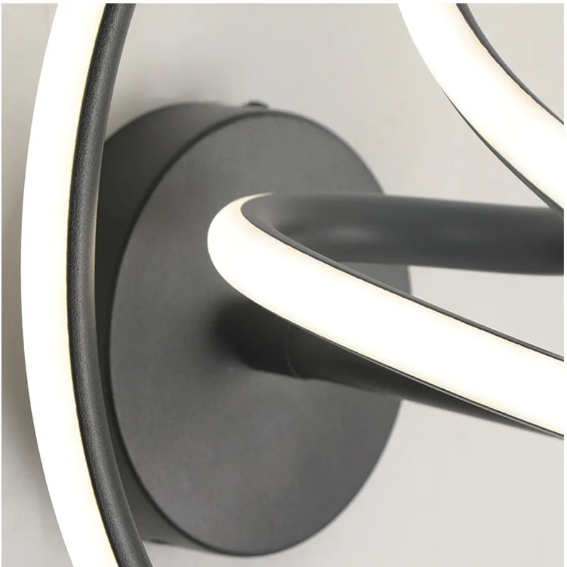 Minimalist Style Wall Lamp Bedhead LED Lumens Bedroom Living Room Staircase Aluminum Home Lighting For TV Wall Home Decor Lamp - lampechevetdesign.com