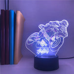 Lampe de chevet 3D Tactile Moto - lampechevetdesign.com