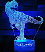 Lampe de chevet USB 3D Dinosaures - lampechevetdesign.com