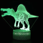 Lampe de chevet USB 3D Dinosaures - lampechevetdesign.com