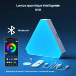 Lampe de chevet Murale LED Triangulaire RGB - lampechevetdesign.com