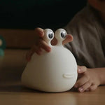 Lampe de chevet Limace Rechargeable en Silicone pour Enfants - lampechevetdesign.com
