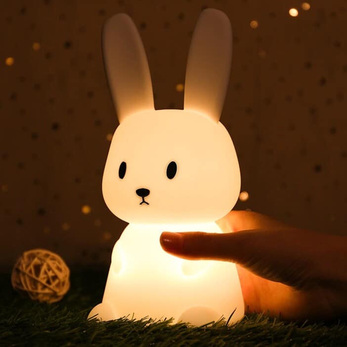 Lampe de chevet LED Lapin - lampechevetdesign.com