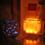 Lampe de chevet Minecraft Minerai & Potions pour enfants - lampechevetdesign.com