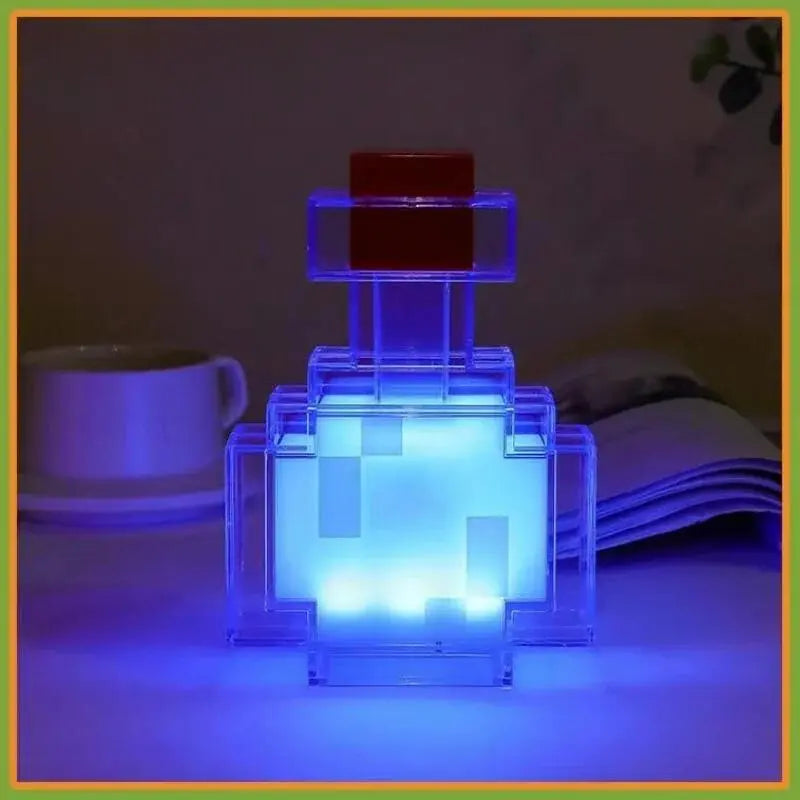 Lampe de chevet Minecraft Minerai & Potions pour enfants - lampechevetdesign.com