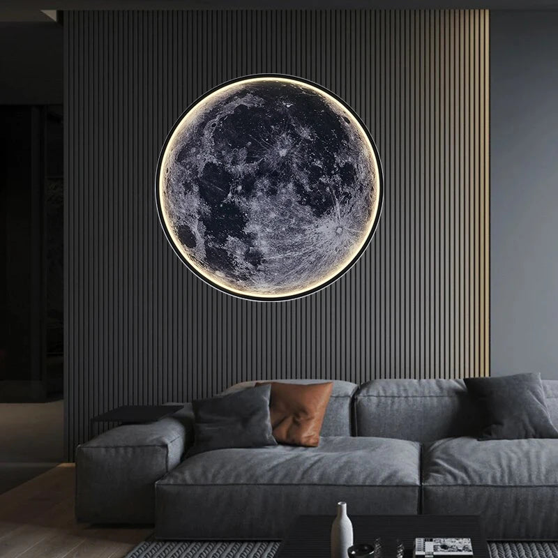 Lampe de Chevet Murale Lune LED