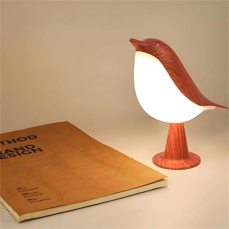 Lampe de Chevet Tactile en Forme d’Oiseau - lampechevetdesign.com