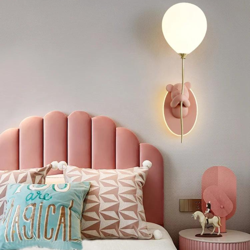 Lampe de chevet Murale Ourson pour Chambre Enfants - lampechevetdesign.com