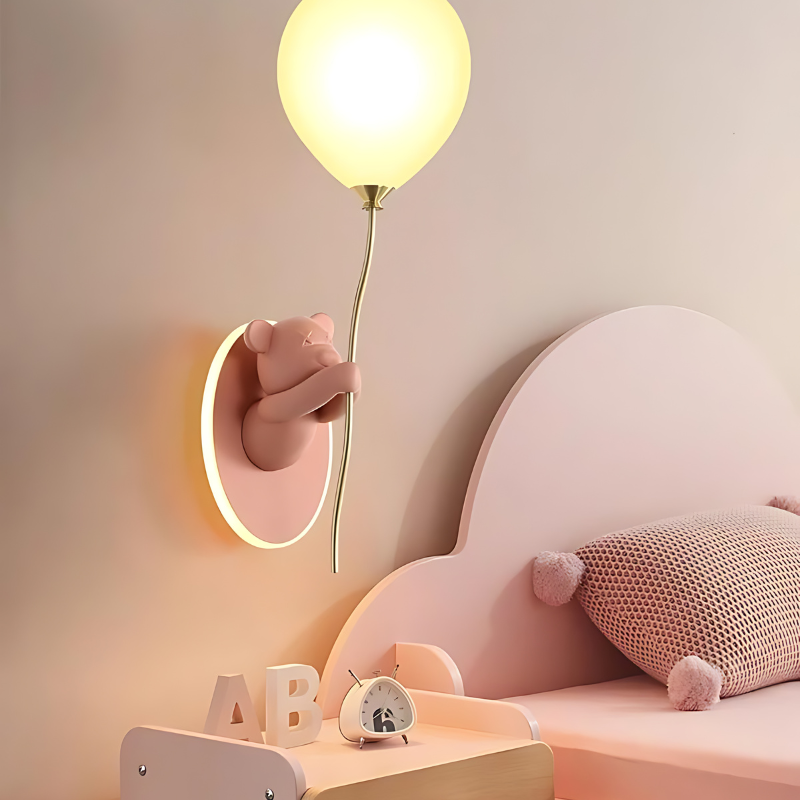 Lampe de chevet Murale Ourson pour Chambre Enfants - lampechevetdesign.com