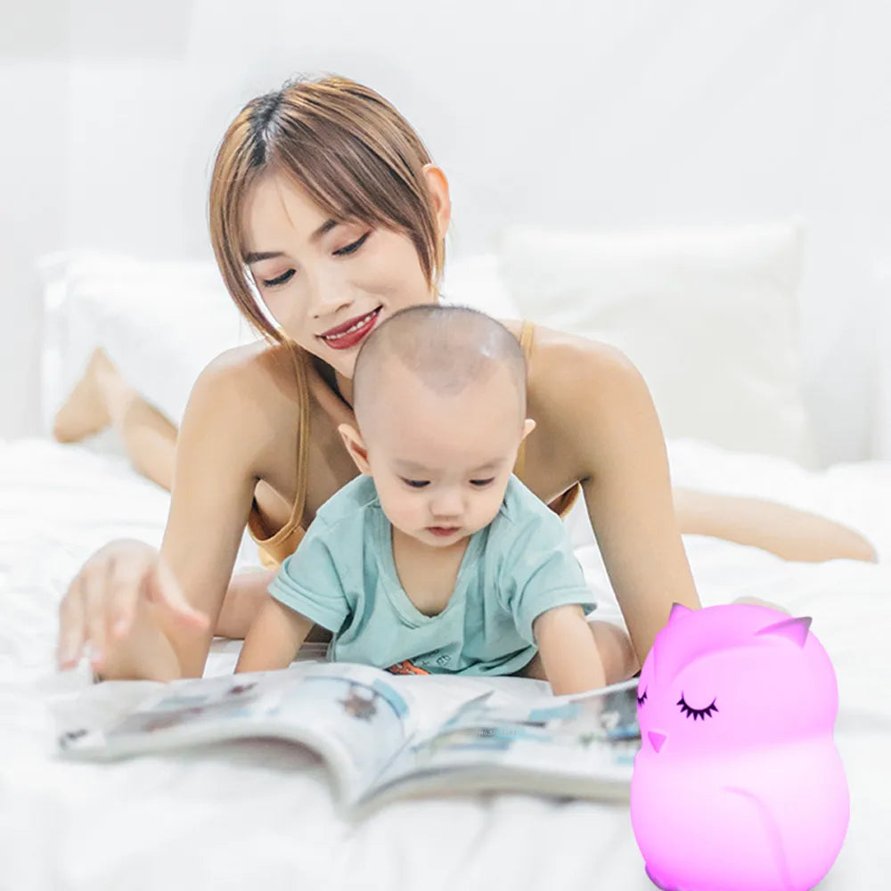Lampe de Chevet LED Rechargeable pour Enfants Formes Animales - lampechevetdesign.com