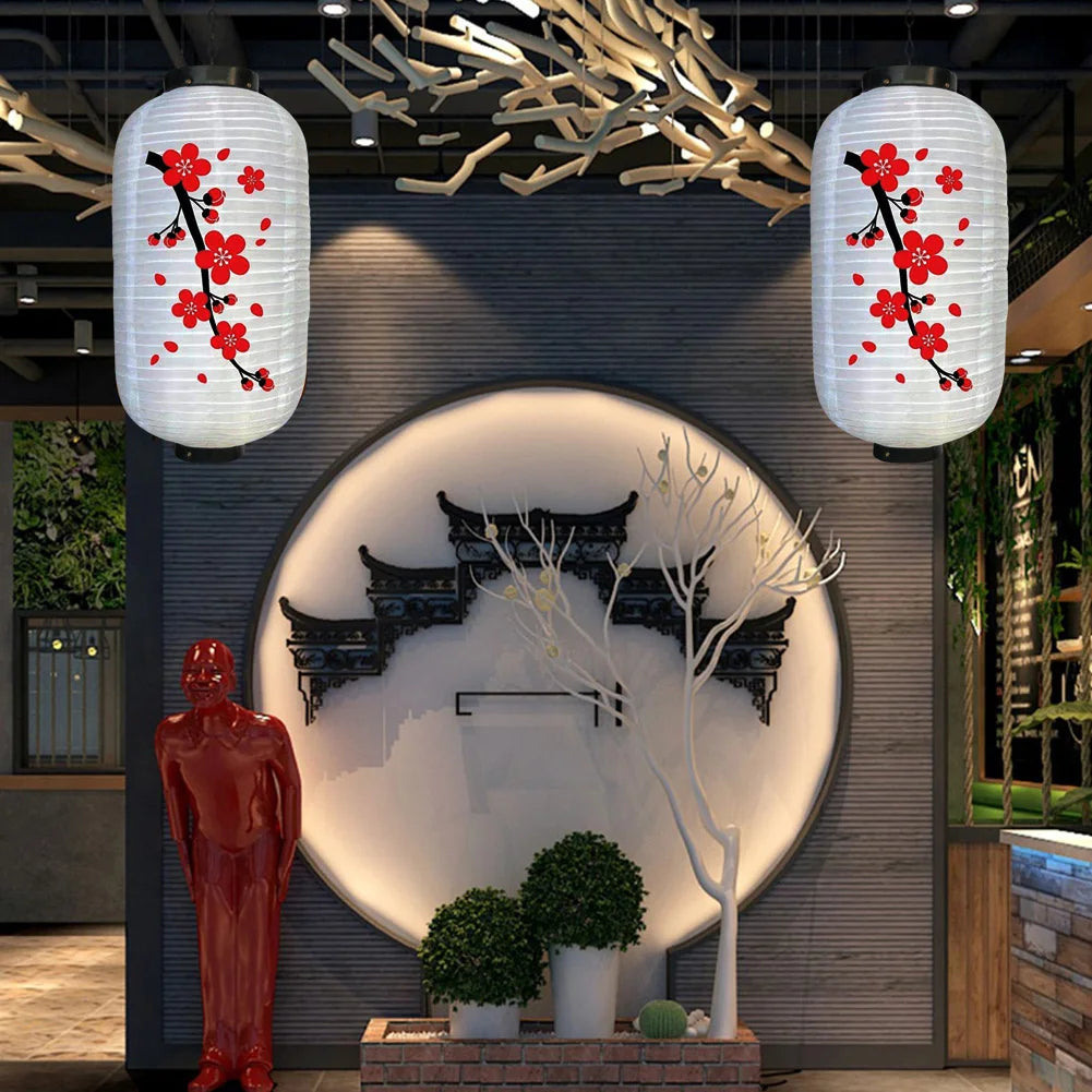 Abat-Jour Lanterne Chinoise en Tissu (Lot de 2) - lampechevetdesign.com