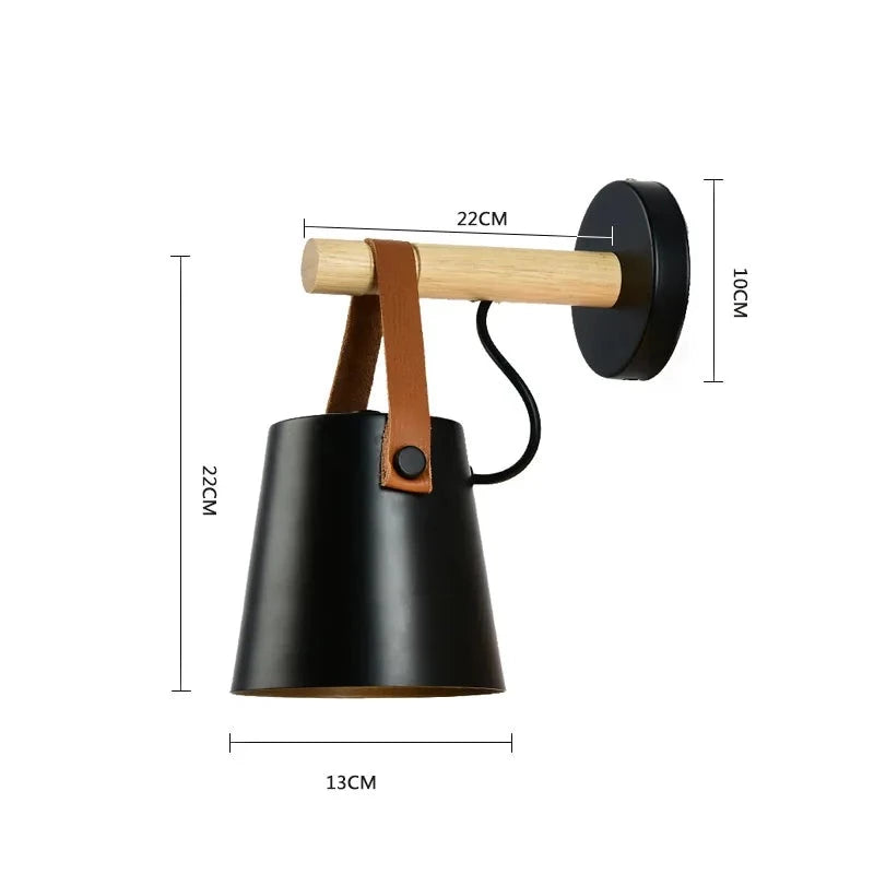 Lampe de chevet Murale Industrielle Cloche - lampechevetdesign.com