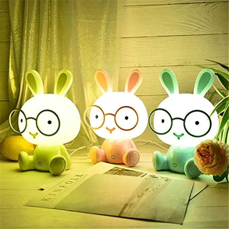 Lampe de Chevet Tactile en Forme de Lapin pour Enfants - lampechevetdesign.com
