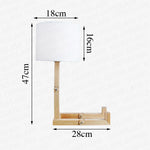 Lampe de chevet en Bois Flexible Robot - lampechevetdesign.com