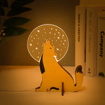 Lampe de chevet Bois Enfant Animaux - lampechevetdesign.com