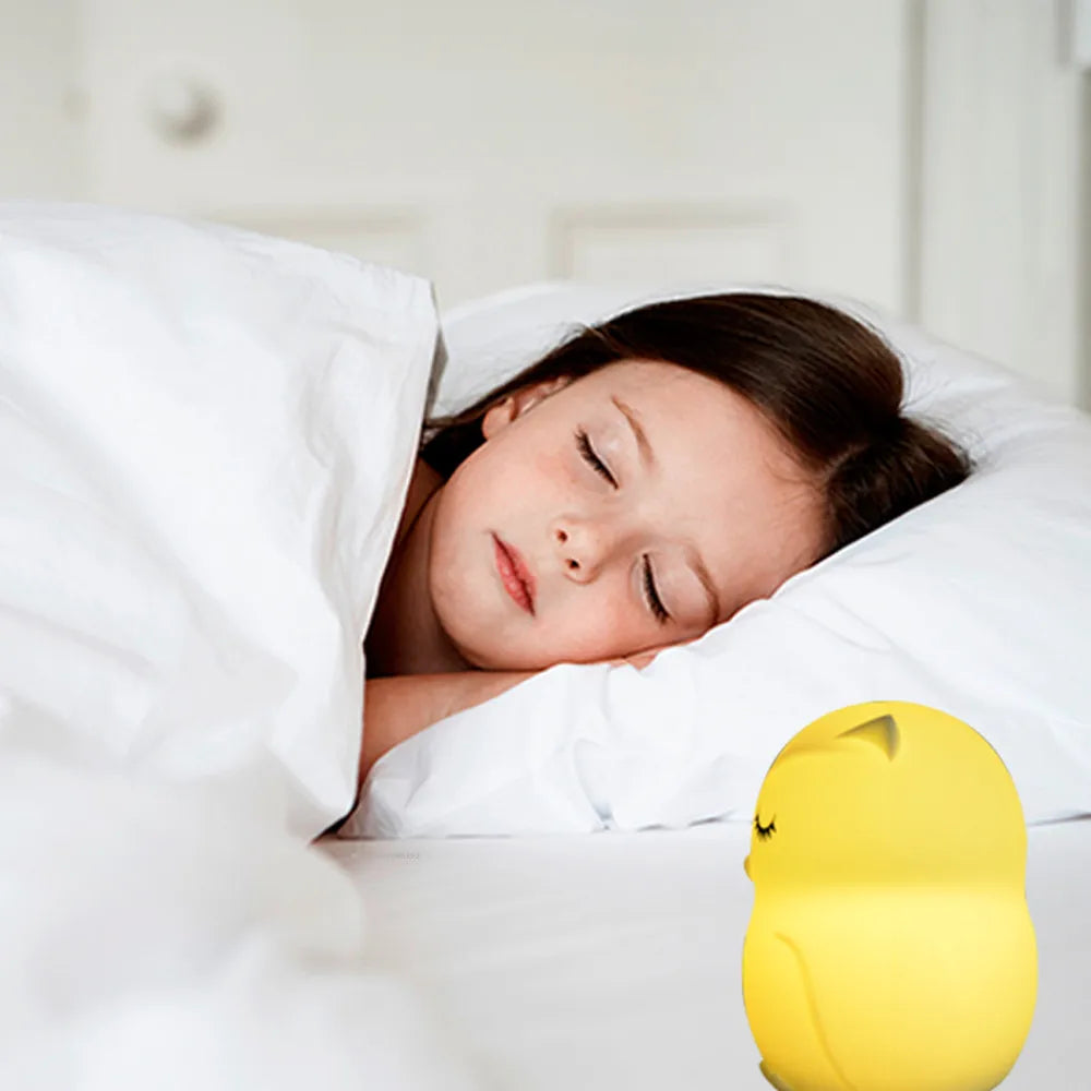 Lampe de Chevet LED Rechargeable pour Enfants Formes Animales - lampechevetdesign.com