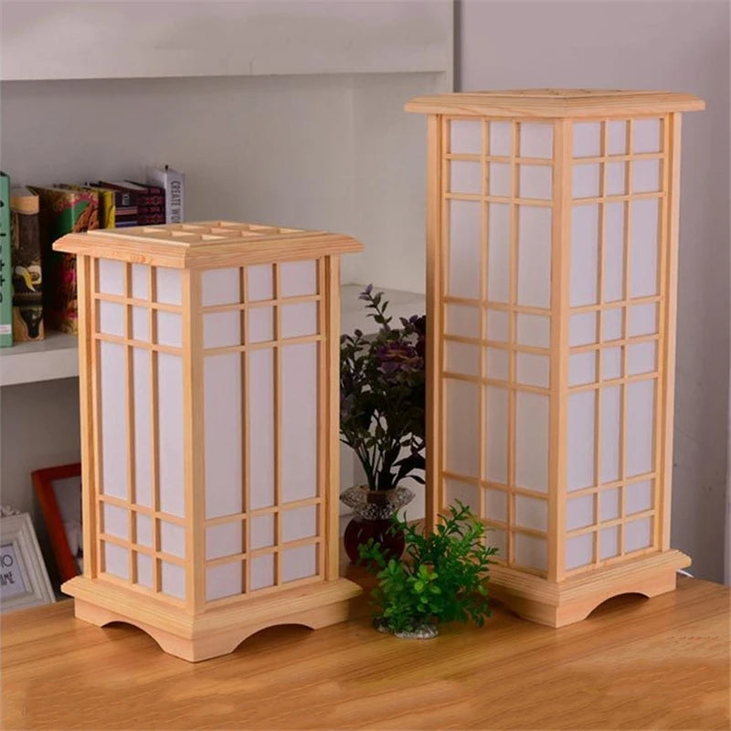 Lampe de Chevet Moderne Japonaise Tatami - lampechevetdesign.com