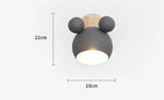 Lampe de chevet Murale Moderne avec oreilles - lampechevetdesign.com