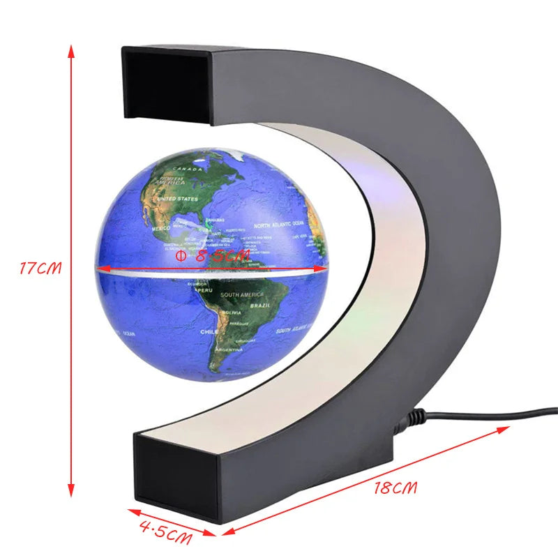 Lampe de chevet Globe en Lévitation Magnétique - lampechevetdesign.com