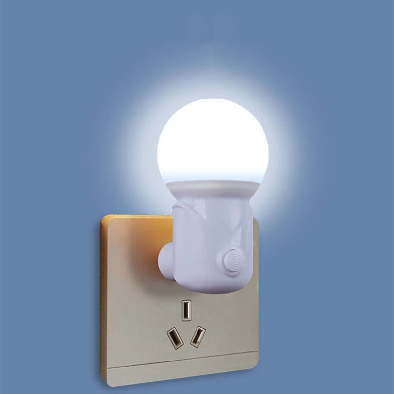 Lampe de chevet LED sur prise pour sommeil bébé - lampechevetdesign.com