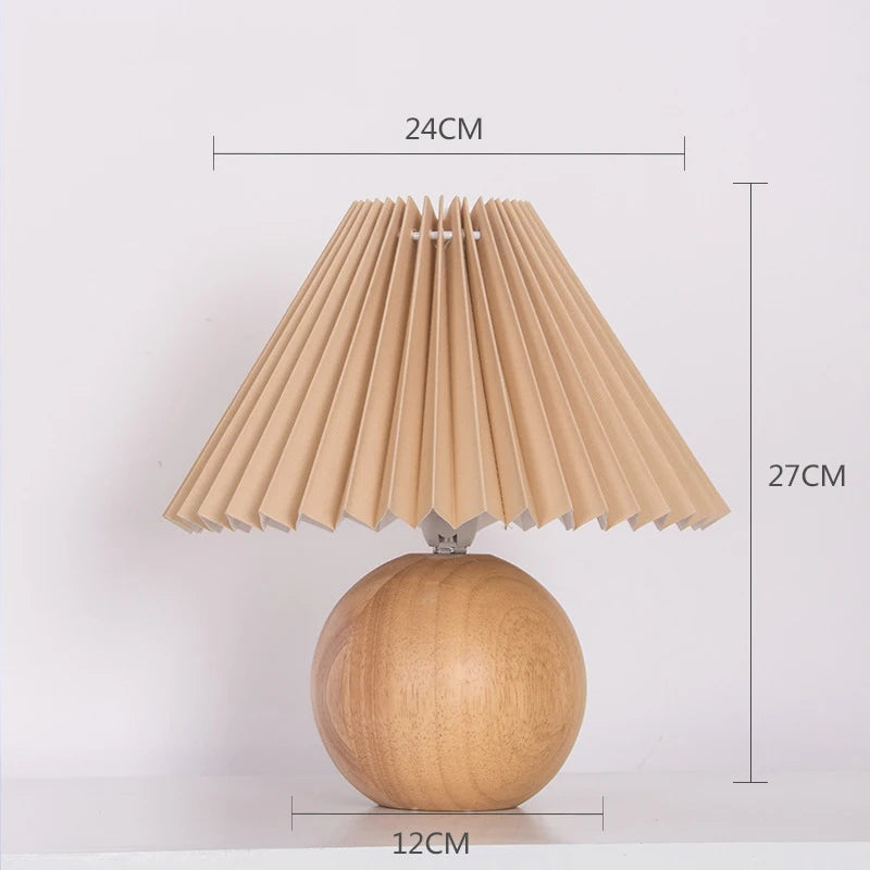 Lampe de Chevet Vintage Plissé en Céramique - lampechevetdesign.com