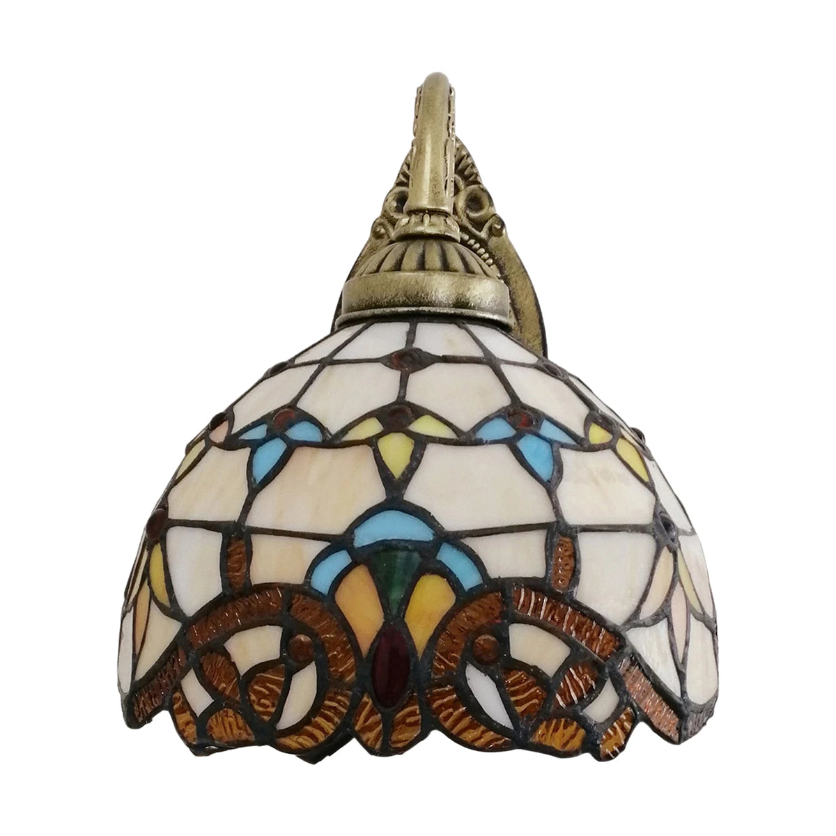 Lampe de chevet Murale Tiffany en Verre Teinté - lampechevetdesign.com