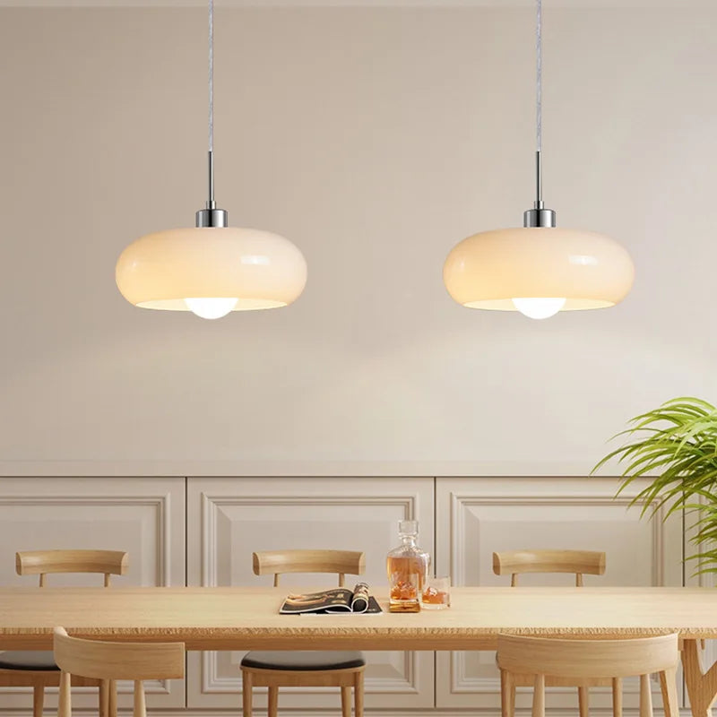 Lampe Suspendue de Chevet Nordique en Verre - lampechevetdesign.com