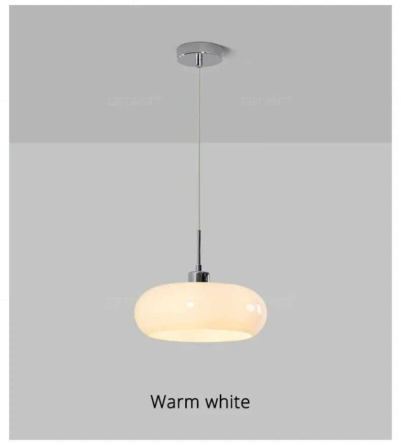 Lampe Suspendue de Chevet Nordique en Verre - lampechevetdesign.com