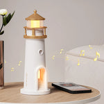 Lampe de Chevet Phare Lune Projection Bluetooth - lampechevetdesign.com