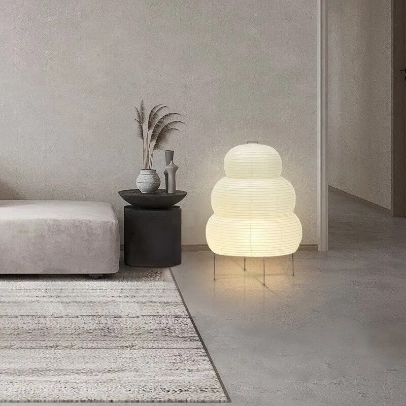 Lampe de chevet Japonaise en Papier Design - lampechevetdesign.com
