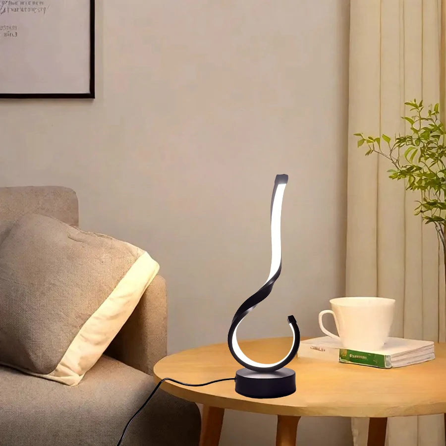 Lampe de Chevet Design Ondulé - lampechevetdesign.com