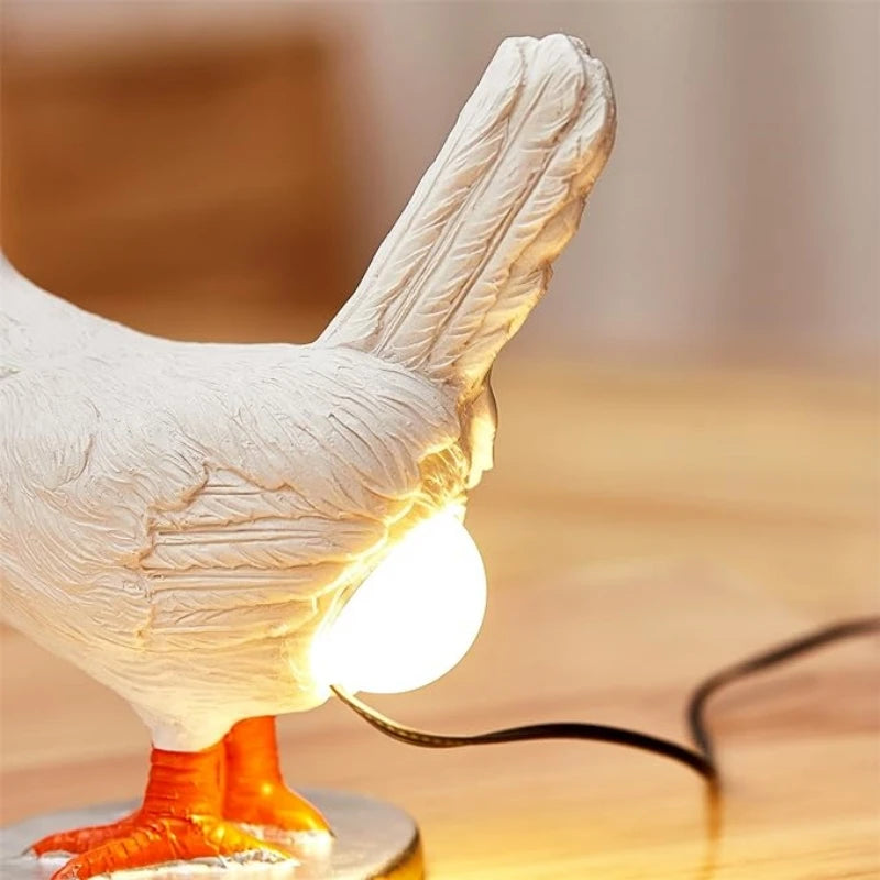 Decorative Night Lights Simulated Animal Funny Easter Home Decor Party Carnival Chicken Lamp Chick Night Light Ornaments - lampechevetdesign.com