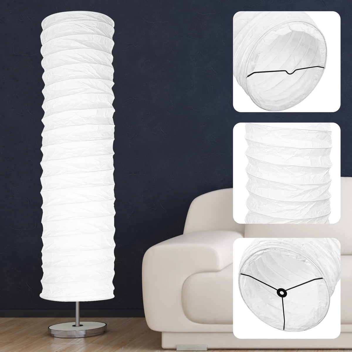 Abat-jour en Papier pour Lampe de Chevet Lampadaire - lampechevetdesign.com