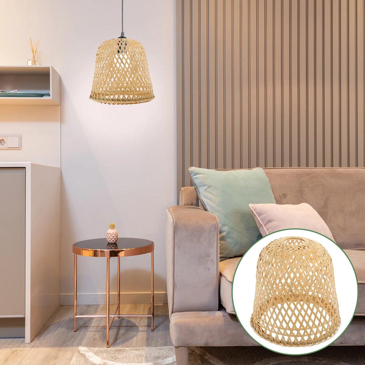 Abat-jour Vintage en Bambou pour Lampe de Chevet - lampechevetdesign.com