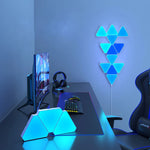 Lampe de chevet Murale LED Triangulaire RGB - lampechevetdesign.com