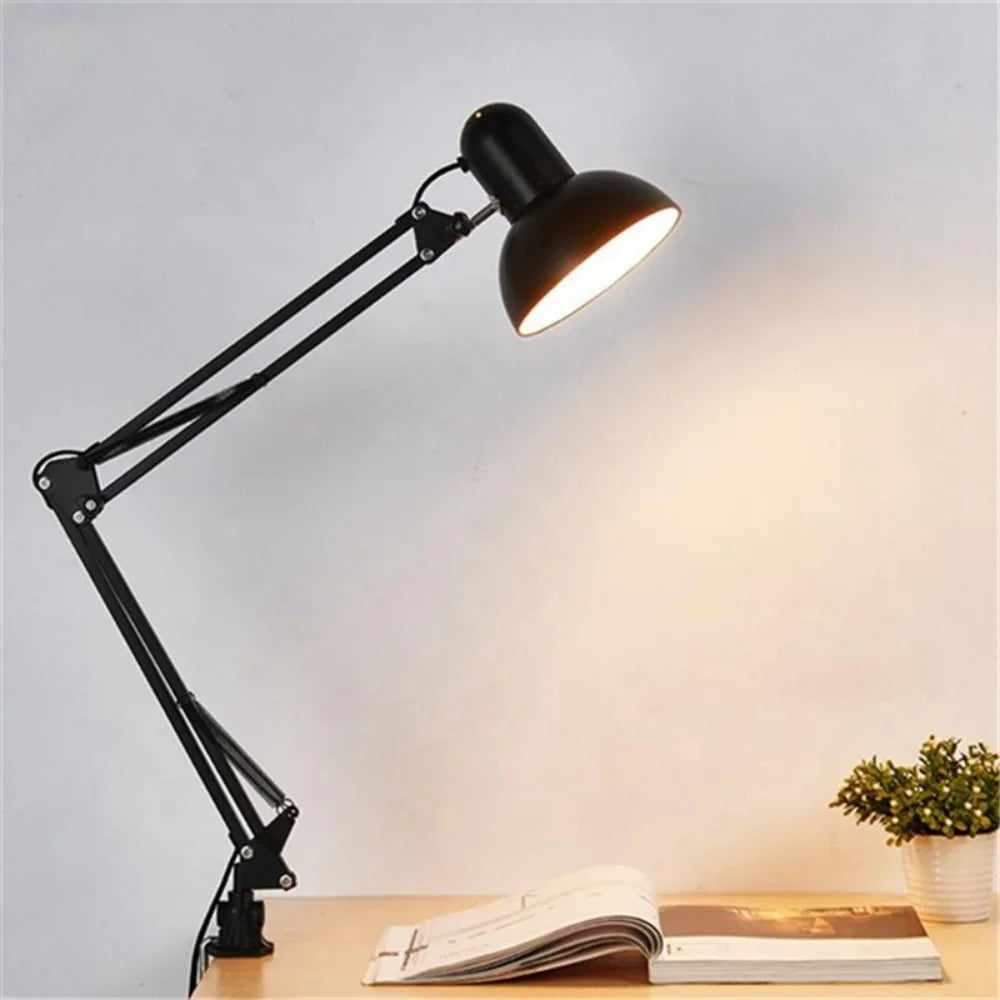 Lampe de Bureau Pliable à Clip Moderne - lampechevetdesign.com