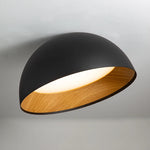 Lampe de chevet fixée au plafond en Bois Japonais - lampechevetdesign.com