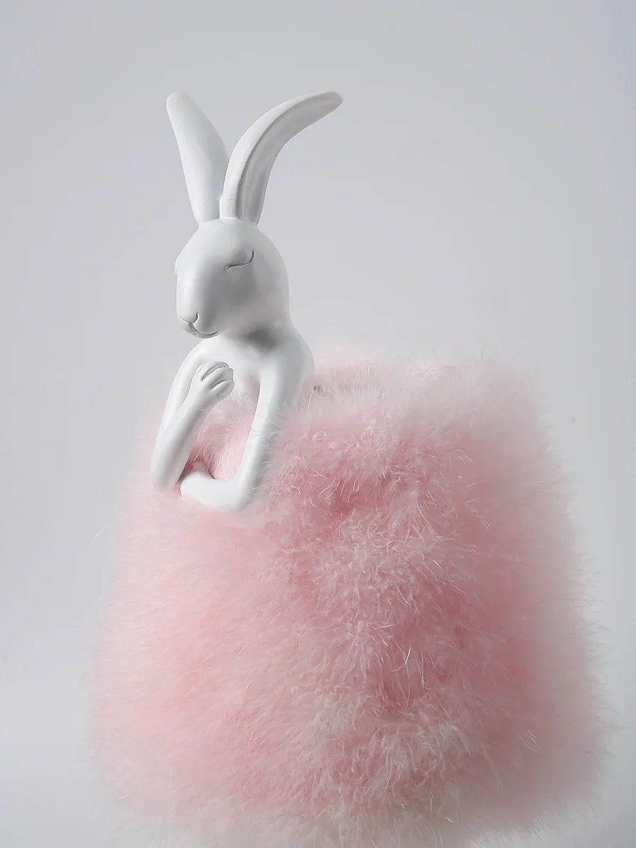 Lampe de Chevet Plume en Forme de Lapin - lampechevetdesign.com