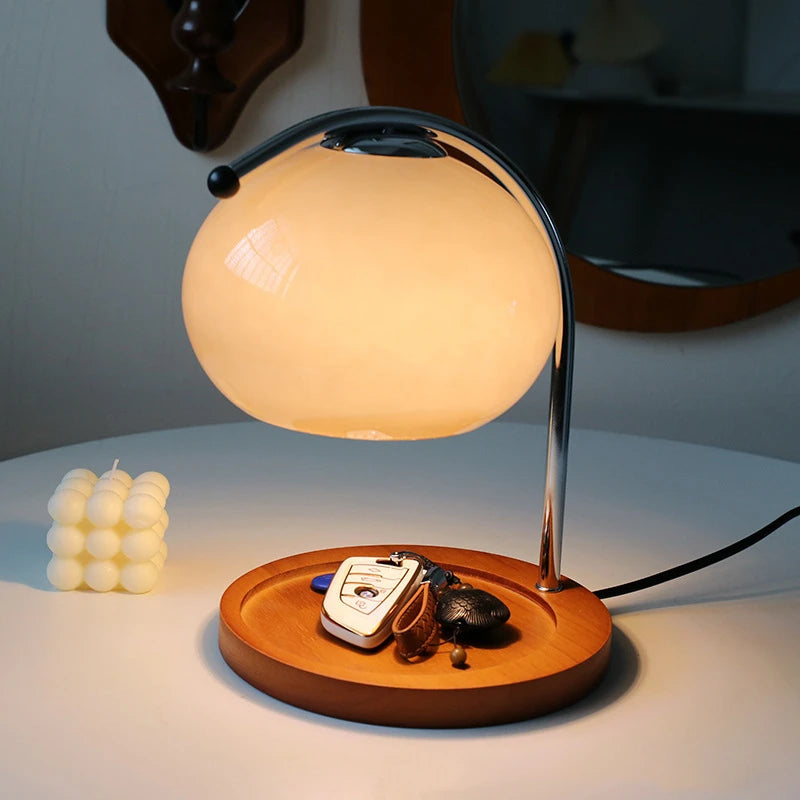 Lampe de chevet en Verre Rétro pour bougie - lampechevetdesign.com