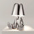 Lampe de chevet Tactile Rechargeable Or & Argent - lampechevetdesign.com