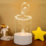 Lampe de chevet 3D LED Musicale - lampechevetdesign.com