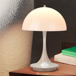Mushroom table lamp PC luminous lampshade rechargeable desk lamp bedroom bedside decorative night light - lampechevetdesign.com
